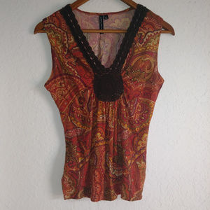 Cha Cha Vente Lace Tank Top Size P/L
